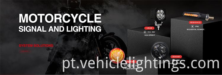 LEDS LED LED Faixa de freio à prova d'água Motocicleta LED LUZ